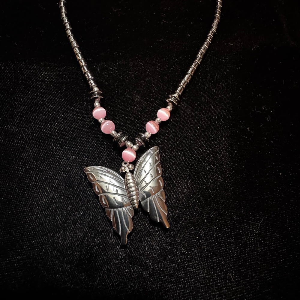 Butterfly Pendant Necklace - Picture 4 of 6